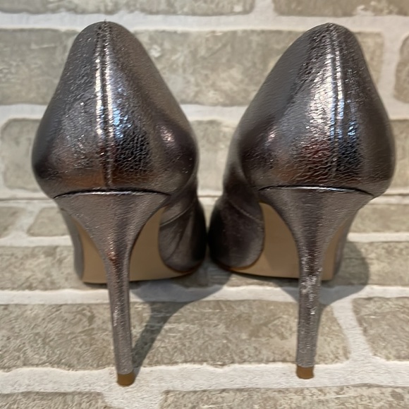 Zara dark silver escarpin, 4 inches heel, size 36 - Picture 3 of 6